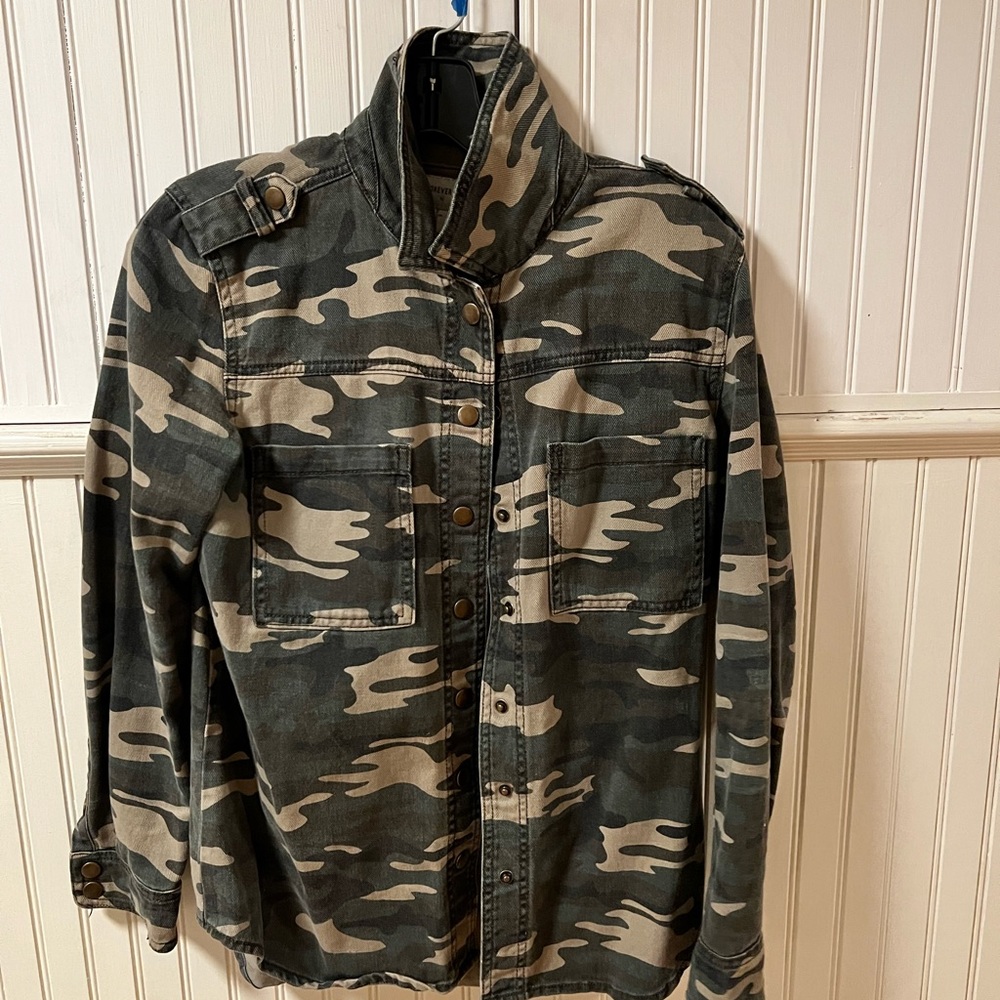 Camo utility jacket